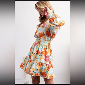 Floral Long Sleeve Dress